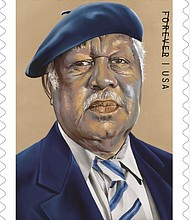 Author Ernest J. Gaines Black Heritage Forever Stamp. PRNewsfoto/U.S. Postal Service