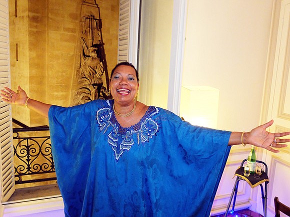 I'm looking forward to letting Black women know what life is like in Paris." I'm looking forward to letting Black women know what life is like in Paris."