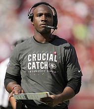 DeMeco Ryans returns to the franchise where he started his NFL career.
Mandatory Credit:	Thearon W. Henderson/Getty Images