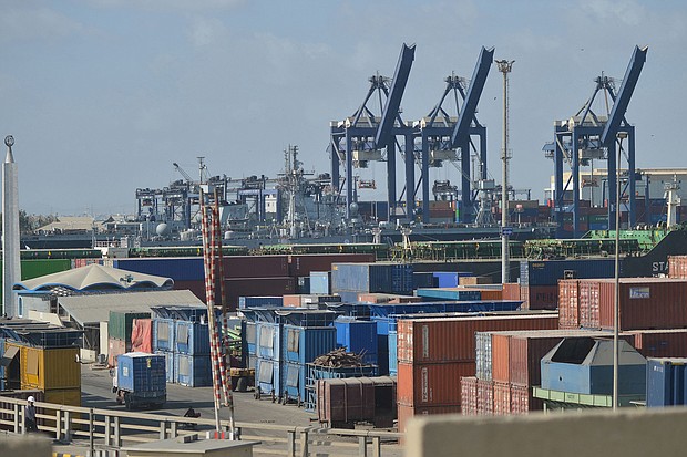 Pakistan's usually bustling ports, like this one in Karachi, have ground to a halt as the country grapples with a severe shortage of foreign currency.
Mandatory Credit:	Rizwan Tabassum/AFP/Getty Images