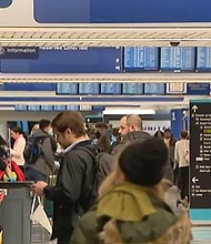 The number of Chicago's homeless community seeking shelter at O'Hare International Airport is up.
Mandatory Credit:	WBBM