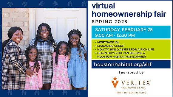 Houston Habitat for Humanity is set to host its first homeownership fair of 2023 on Saturday, February 25 from 9:00 …