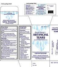 Delsam Pharma eye drops are one of the brands subject to recall.
Mandatory Credit:	FDA