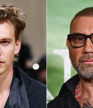 Austin Butler's costar Dave Bautista says the Elvis accent is not in the 'Dune' sequel.
Mandatory Credit:	Getty
