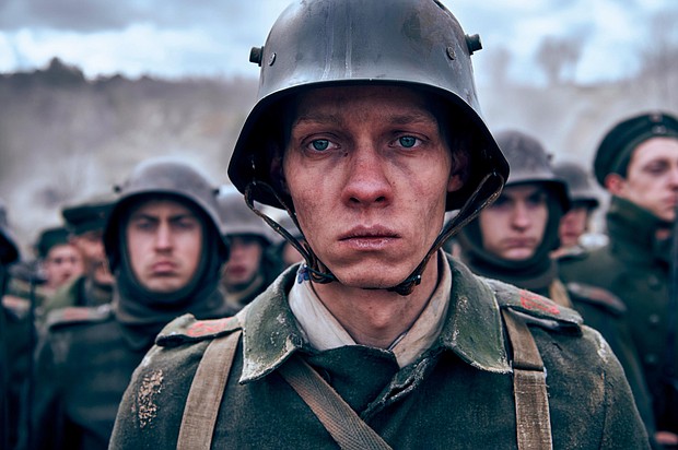 Felix Kammerer in "All Quiet on the Western Front," which leads this year's BAFTA nominations.
Mandatory Credit:	Reiner Bajo/Netflix