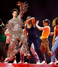 Harry Styles is pictured here performing at the 65th Annual Grammy Awards in Los Angeles on February 5.
Mandatory Credit:	Sonja Flemming/CBS