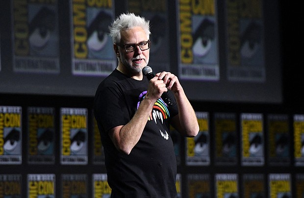 James Gunn, seen here during Comic-Con International in San Diego last July, is presenting his new plans for DC.
Mandatory Credit:	Chris Delmas/AFP/Getty Images