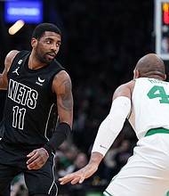 Brooklyn Nets guard Kyrie Irving was traded to the Dallas Mavericks on Sunday, per reports.
Mandatory Credit:	David Butler II/USA TODAY Sports/Reuters