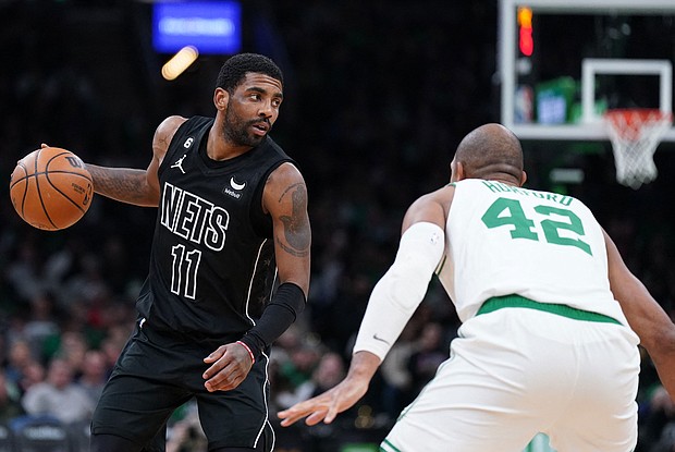 Brooklyn Nets guard Kyrie Irving was traded to the Dallas Mavericks on Sunday, per reports.
Mandatory Credit:	David Butler II/USA TODAY Sports/Reuters