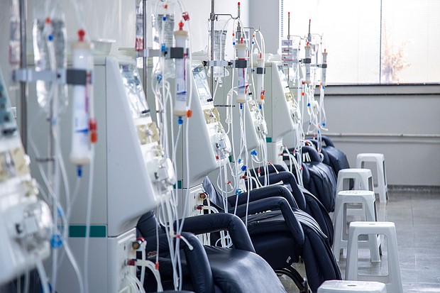 Patients who need regular dialysis treatments have high rates of staph infections in their blood compared with people who don't need these treatments, according to a new CDC report.
Mandatory Credit:	Mailson Pignata/Adobe Stock