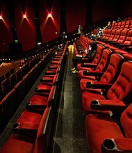 America's largest movie chain announced that the prices of a ticket will now be based on seat location, meaning seats in the front will be cheaper while more desirable seats in the middle will now cost more. The ticket pricing initiative, called Sightline at AMC, will roll out at all of its roughly 1,000 movie theaters by the end of the year.
Mandatory Credit:	Mario Anzuoni/Reuters
