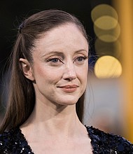 Andrea Riseborough was nominated for an Oscar for her role in "To Leslie," resulting in questions around her campaign for the award.
Mandatory Credit:	Scott Garfitt/Invision/AP
