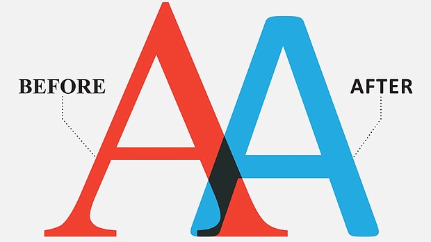 The US Department of State is shifting fonts from Times New Roman, left, to Calibri to be more accessible for some readers.
Mandatory Credit:	Jason Lancaster/CNN