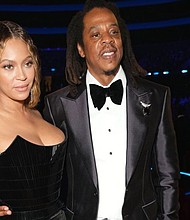 (From left) Beyoncé and Jay-Z are seen here at the 2023 Grammy Awards in Los Angeles on February 5.
Mandatory Credit: Kevin Mazur/Getty Images