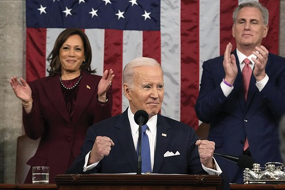 President Biden exhorted Congress on Tuesday night to work with him to “finish the job” of rebuilding the economy and ...