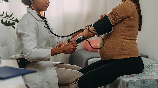 Everyone who is pregnant should be screened for high blood pressure, according to new draft recommendations from the US Preventive Services Task Force.
Mandatory Credit:	Adobe