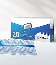 Daily Vibrant capsules aren't a cure for chronic constipation, but they were effective in a small clinical trial. Instead of releasing medication, they vibrate to stimulate the colon.
Mandatory Credit:	Courtesy Vibrant Gastro
