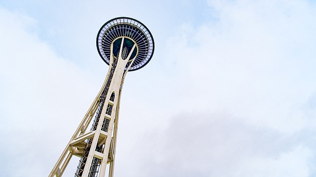 Seattle's Space Needle is an iconic US landmark.
Mandatory Credit:	CNN