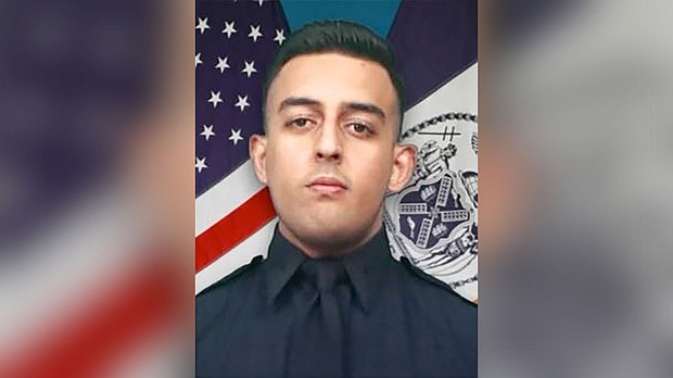 NYPD officer Adeed Fayaz was off duty and trying to buy an SUV when he was shot on February 4, authorities said.
Mandatory Credit:	NYPD