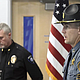 Photo caption Oregon State Police, Capt. Kyle Kennedy, right, speaks to reporters during a news conference at Grants Pass police headquarters on Wednesday, Feb. 1, 2023, in Grants Pass, Ore. Kennedy, and Grants Pass Police Chief Warren Hensman, left, recounted the series of events in recent days that led to an armed standoff with a suspect in a violent kidnapping in Oregon who died after shooting himself, authorities said.. (Scott Stoddard/Grants Pass Daily Courier via AP)
