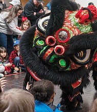 Visitors enjoy performances Feb. 4 by the Choy Won Dance Troupe and Young Yu Dance Arts during China Fest: Year of the Water Rabbit at the Virginia Museum of Fine Arts.