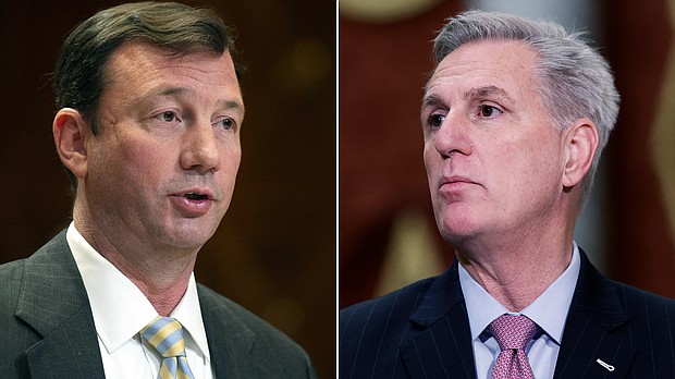 House Speaker Kevin McCarthy on Monday called on Architect of the Capitol J. Brett Blanton to resign after damaging inspector general report last fall.
Mandatory Credit:	Shutterstock, Getty Images