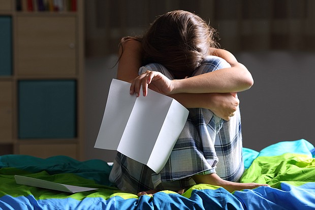 Teen girls experienced record high levels of violence, sadness and suicide risk in recent years, a new survey finds.
Mandatory Credit:	Adobe Stock