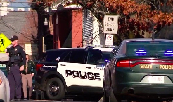 Classes were well underway in New Hampshire schools on the morning of Dec. 8 when a 911 call was made, claiming there was an active shooter at a school. It was the first of several 911 calls made across the state that day that were all hoaxes.
Mandatory Credit:	WMUR