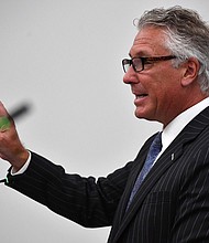 The lawyer for Petito's parents, Patrick Reilly, said during a remote hearing in Sarasota County Circuit Court in Florida that he saw the letter at an FBI regional office and it expressed things "including helping him get out of prison, getting a shovel and some other things."
Mandatory Credit:	Mike Lang/Sarasota Herald-Tribun/USA Today Network