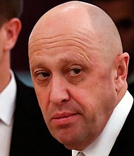 Wagner chief, Yevgeny Prigozhin, here in Moscow in 2017, admitted on Tuesday to founding the notorious troll farm that the US government has sanctioned for interfering in American elections.
Mandatory Credit:	Sergei Ilnitsky/Pool/AFP/Getty Images