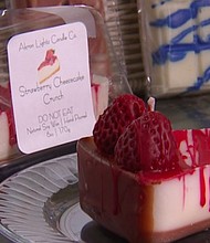 An Akron small business owner is running her company and raising her daughter, as a stay at home mom, insider her Akron home.
Mandatory Credit:	Anthony Garcia/WEWS