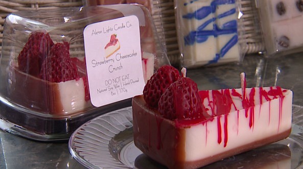 An Akron small business owner is running her company and raising her daughter, as a stay at home mom, insider her Akron home.
Mandatory Credit:	Anthony Garcia/WEWS