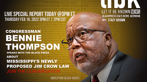 Please join the NNPA’s Let it Be Known at 3:00 pm Eastern Time today for a special interview with Mississippi … Please join the NNPA’s Let it Be Known at 3:00 pm Eastern Time today for a special interview with Mississippi …