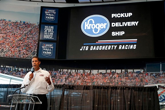 NASCAR racing team owner Brad Daugherty made history Sunday by becoming the first Black principal owner to win the Daytona …