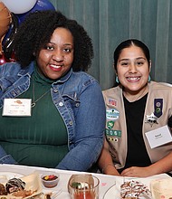 Houston Style's Alexandria Jack with Girl Scout/ Credit Girl Scouts of San Jacinto