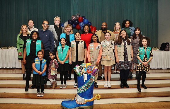 Houston area celebrity chefs teamed up with the Girl Scouts of San Jacinto to create unique desserts using Girl Scout …