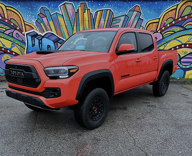 2023 Toyota Tacoma TRD PRO in Solar Octane