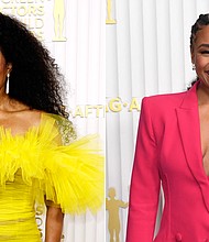 Angela Bassett messaged Oscar-winning actress Ariana DeBose after the latter mentioned her in a now-viral performance at the BAFTA Awards.
Mandatory Credit:	Getty