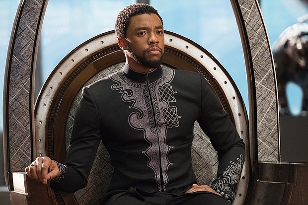 "Black Panther," starring the late Chadwick Boseman, was the first Marvel film ever nominated for best picture at the Oscars.
Mandatory Credit:	Marvel/Disney/Kobal/Shutterstock