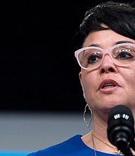 Bronaugh announced last month that she was leaving the agency in order to spend more time with her family.
Mandatory Credit:	Jacquelyn Martin/AP