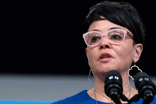 Bronaugh announced last month that she was leaving the agency in order to spend more time with her family.
Mandatory Credit:	Jacquelyn Martin/AP