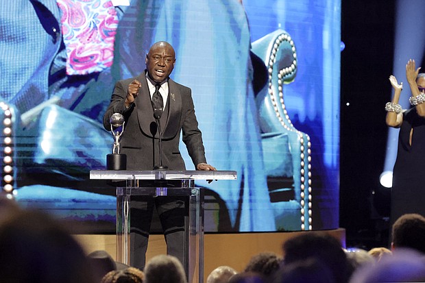 Benjamin Crump accepts the Social Justice Impact Award at the NAACP Image Awards on February 25.
Mandatory Credit:	Amy Sussman/Getty Images
