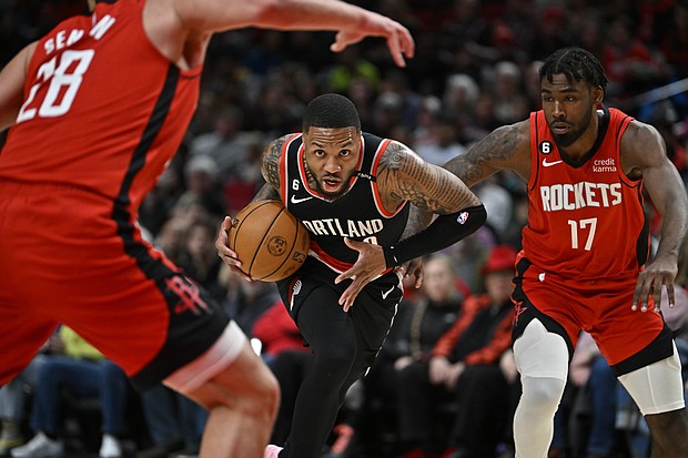 Damian Lillard scored an incredible 71 points for the Trail Blazers on Sunday night.
Mandatory Credit:	Alika Jenner/Getty Images