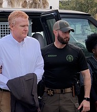 Alex Murdaugh arrives to court in Walterboro, South Carolina, on Thursday, March 2.
Mandatory Credit:	CNN