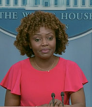 White House Press Secretary Karine Jean-Pierre