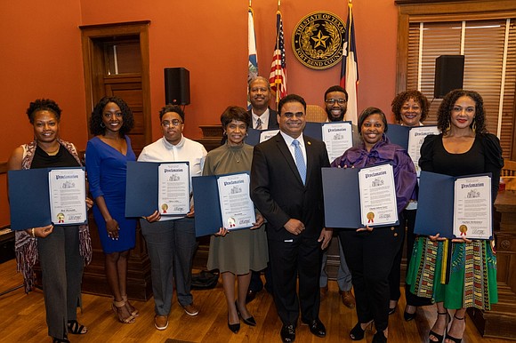 Fort Bend County Judge KP George celebrated the legacy, achievements, and contributions of African Americans in Fort Bend County with …