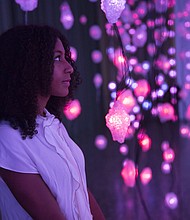 Installation view of Pipilotti Rist exhibition 2017