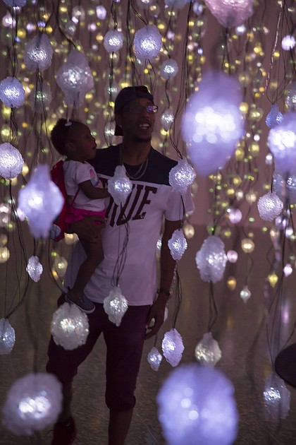 Installation view of Pipilotti Rist exhibition 2017