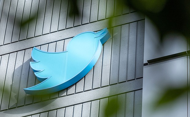 Twitter is hit by another outage on Monday. The Twitter logo is pictured in 2022 outside the Twitter headquarters in San Francisco.
Mandatory Credit:	Constanza Hevia/AFP/Getty Images