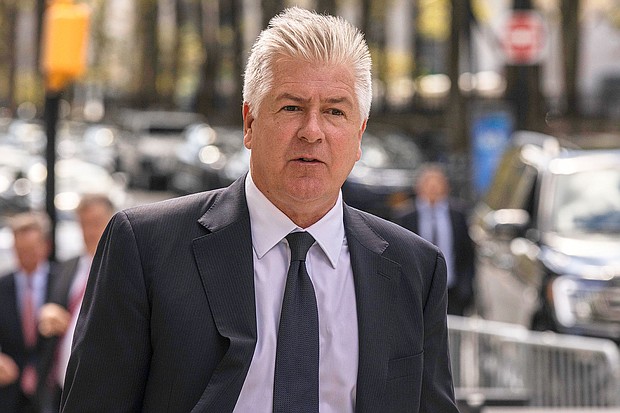 Attorneys for former President Donald Trump, led by M. Evan Corcoran, are at the federal courthouse in Washington on March 9 for a sealed proceeding on whether his defense attorney must answer more questions from a grand jury.
Mandatory Credit:	Alex Kent/Getty Images/FILE